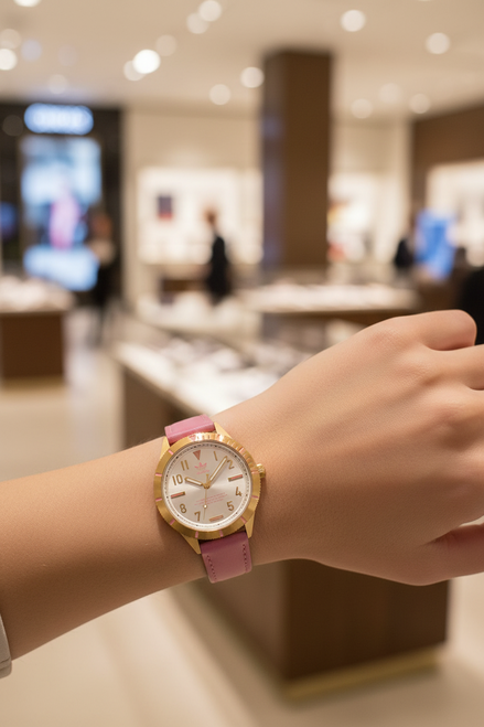 Montre habillée en cuir multicolore Adidas