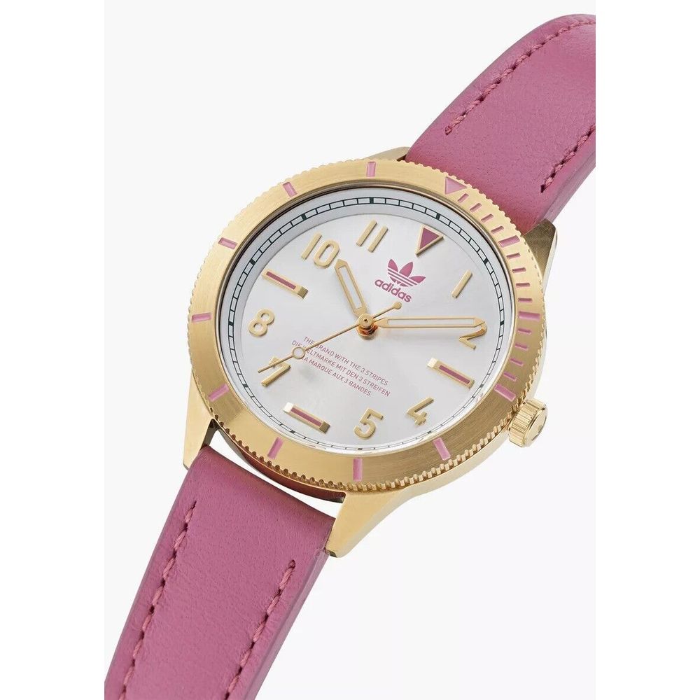 Adidas Multicolor Leather Dress Watch Adidas