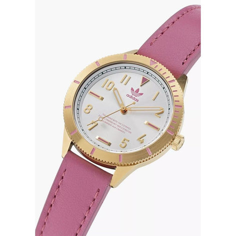 Adidas Multicolor Leather Dress Watch Adidas