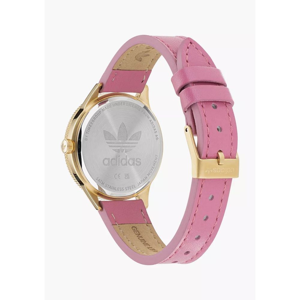Adidas Multicolor Leather Dress Watch Adidas