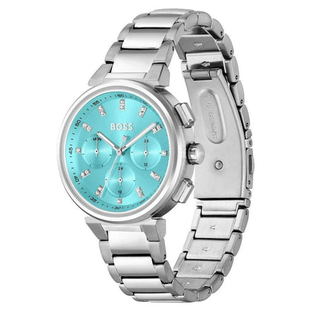 Hugo Boss Silver Stainless Steel Dress Watch Hugo Boss
