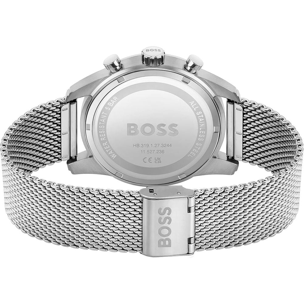 Hugo Boss Silver Stainless Steel Dress Watch Hugo Boss