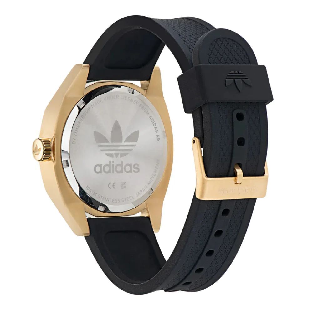 Adidas Black Synthetic Sport Watch Adidas
