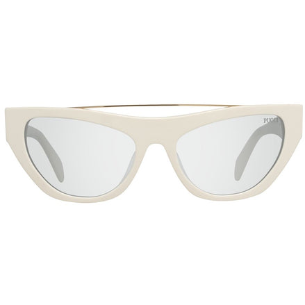 Emilio Pucci White Metal Sunglasses Emilio Pucci