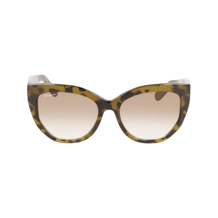 Ferragamo Brown Acetate Sunglasses Ferragamo