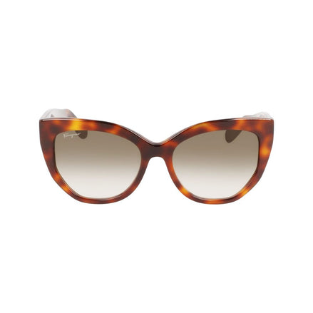 Ferragamo Brown Acetate Sunglasses Ferragamo