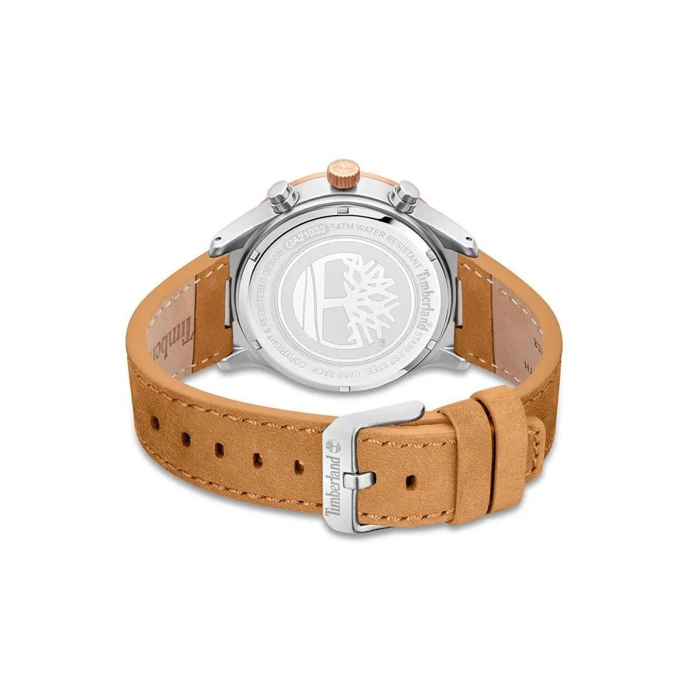 Timberland Brown Leather Dress Watch Timberland