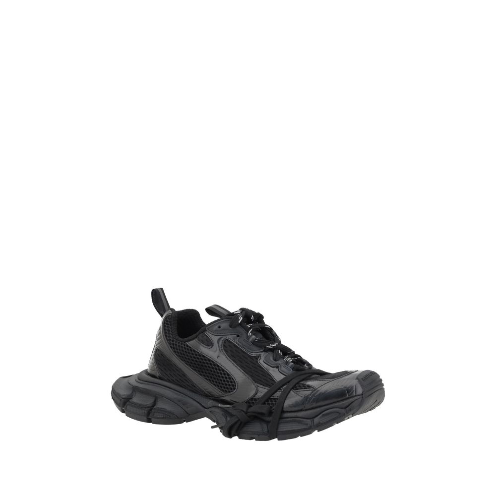 Balenciaga Black Rubber Athletic Sneakers Balenciaga