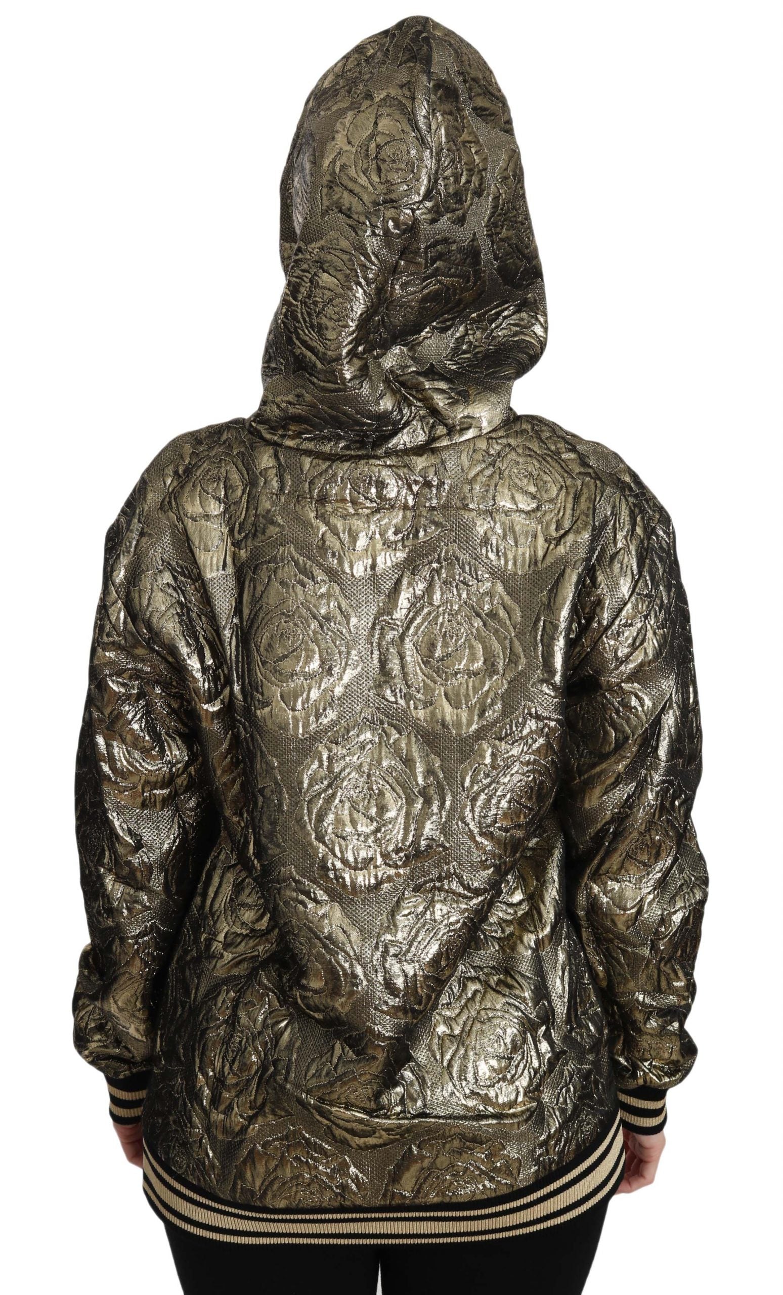 Dolce & Gabbana Im The Queen Jaquard Gold Sweatshirt  Hoodie Dolce & Gabbana