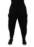 Dolce & Gabbana Black Cotton Men Cargo Jogger Sweatpants Pants Dolce & Gabbana