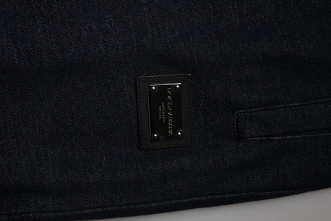 Dolce & Gabbana Black Jacquard Jogger Men Sweatpants Pants Dolce & Gabbana