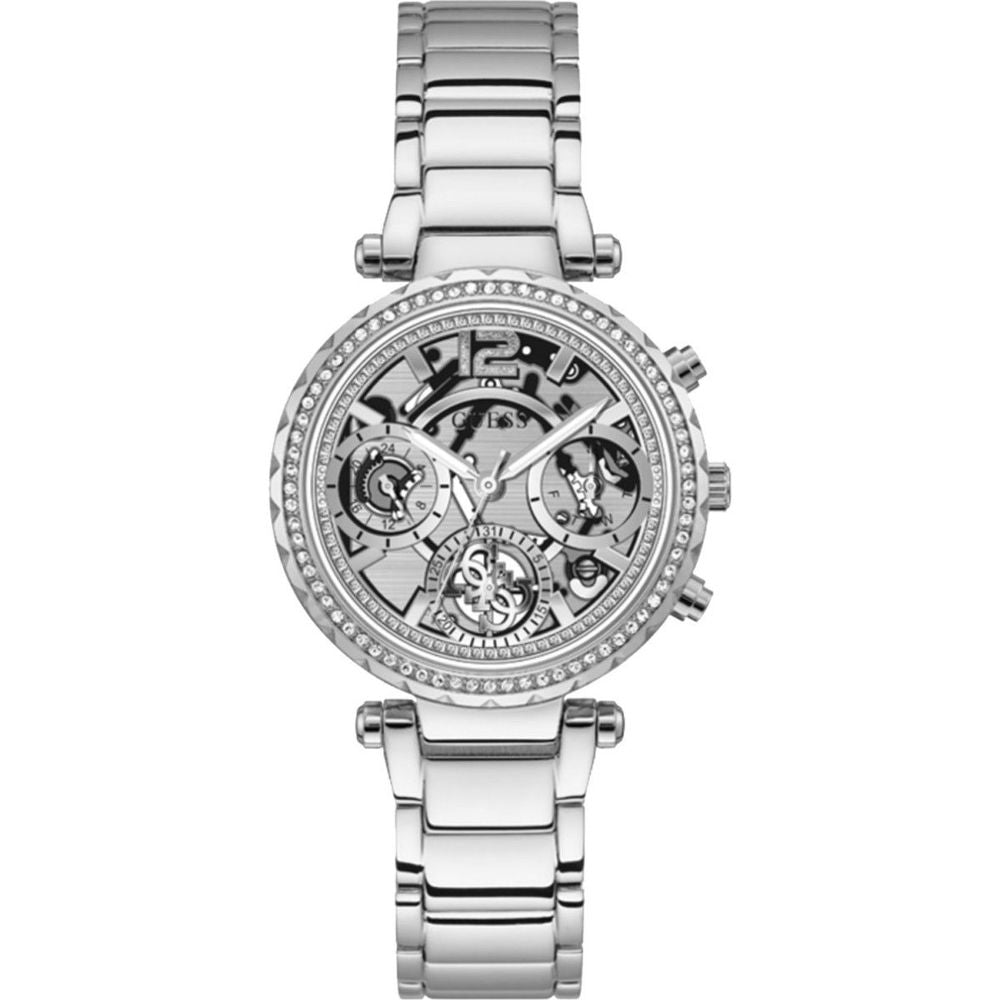 Guess Gray Stainless Steel Dress Watch Guess