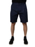 Dolce & Gabbana Dark Blue Cotton Mid Waist Men Bermuda Shorts Dolce & Gabbana