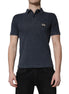 Dolce & Gabbana Dark Blue Logo Plaque Cotton Men Polo Shirt T-shirt Dolce & Gabbana