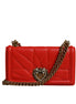 Dolce & Gabbana Red Quilted Devotion Crossbody Chain Phone Cover Bag Dolce & Gabbana