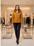 Herno Yellow Polyamide Coat Herno