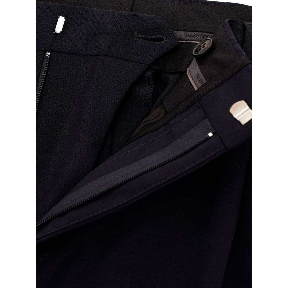 Valentino Black Wool Dress Pants Valentino