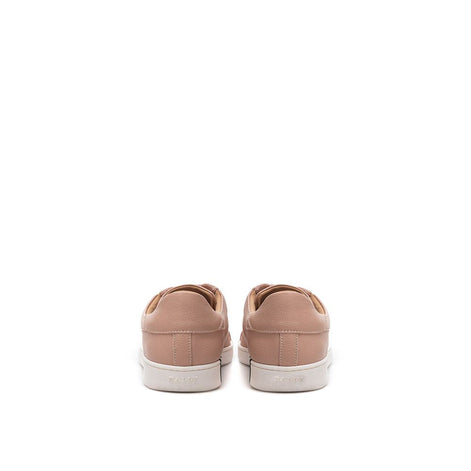 Bally Pink Leather Low Top Sneakers Bally