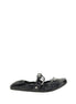 Balenciaga Black Calf Leather Bos Taurus Ballet Flats Balenciaga