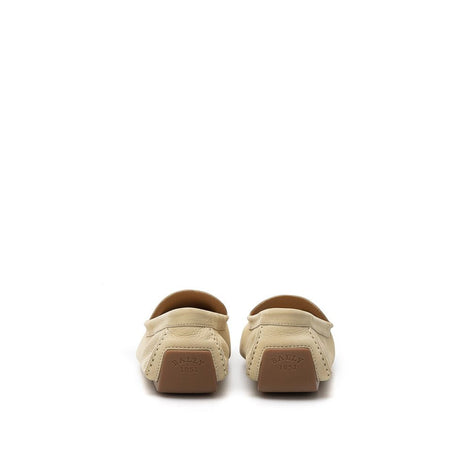 Bally Beige Leather Moccassin Bally