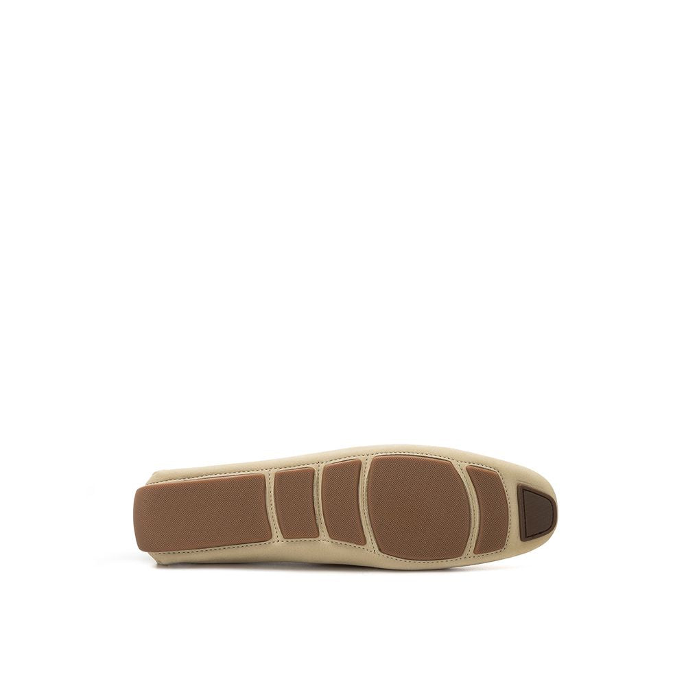Bally Beige Leather Moccassin Bally