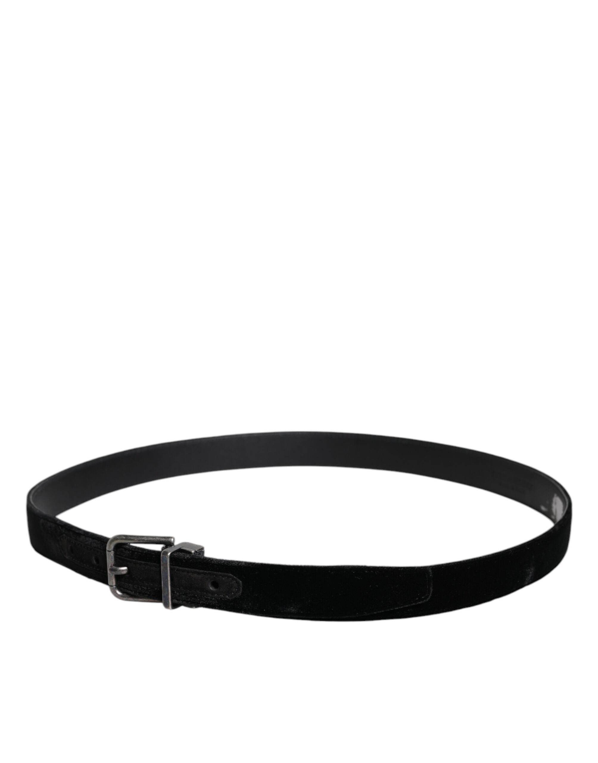 Dolce & Gabbana Black Leather Metal Buckle Classic Belt Dolce & Gabbana