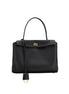 Balenciaga Black Calf Leather Bos Taurus Shoulder Bag Balenciaga