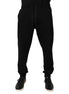 Dolce & Gabbana Black Cotton Mid Waist Jogger Sweatpants Pants Dolce & Gabbana