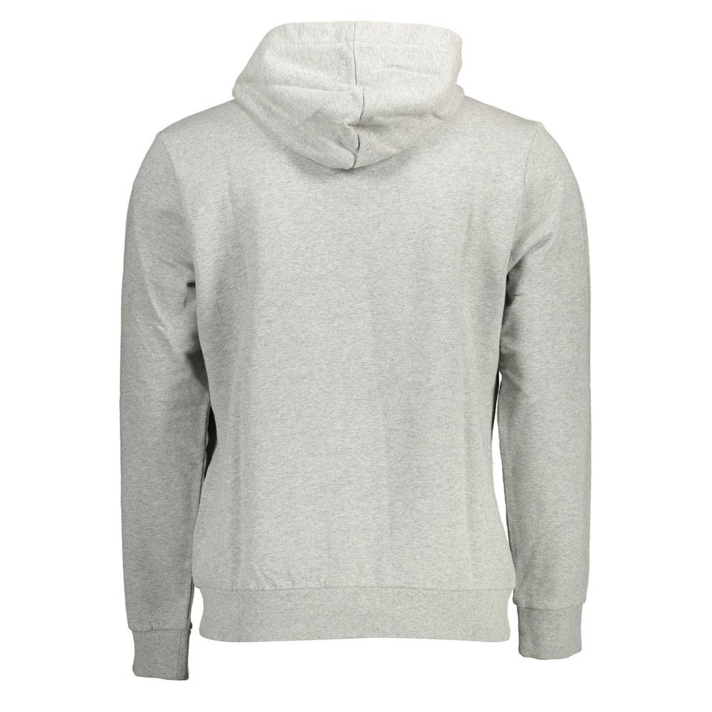 Napapijri Grigio Cotton Men Sweatshirt Napapijri