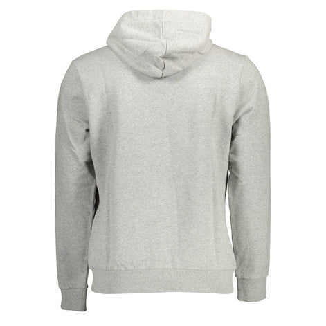 Napapijri Grigio Cotton Men Sweatshirt Napapijri