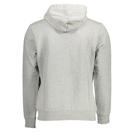 Napapijri Grigio Cotton Men Sweatshirt Napapijri