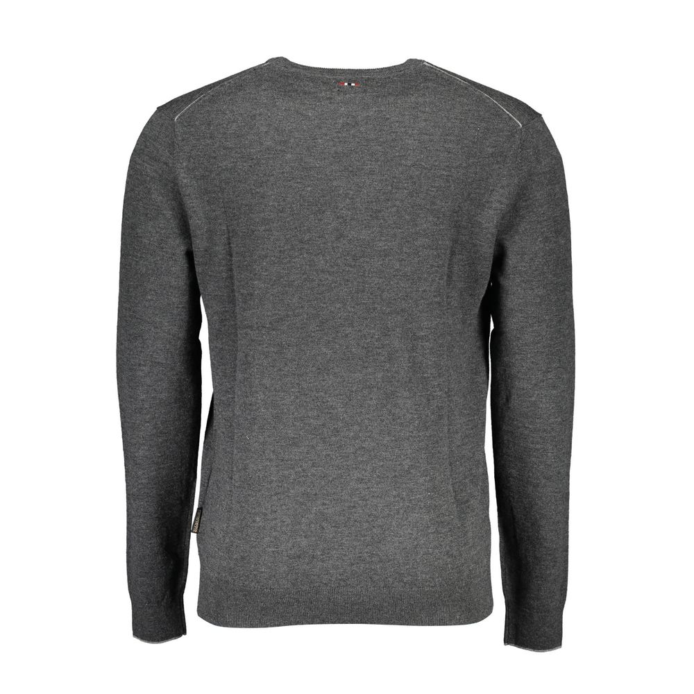 Napapijri Grigio Wool Mens Sweater Napapijri