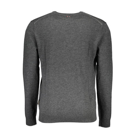 Napapijri Grigio Wool Mens Sweater Napapijri