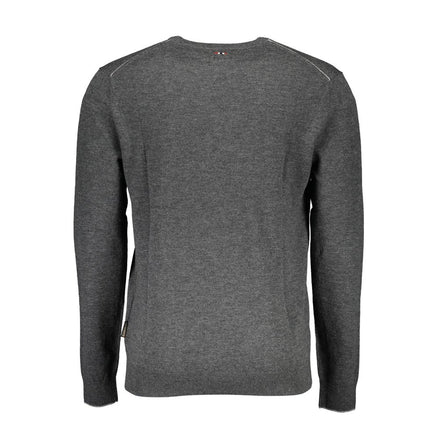 Napapijri Grigio Wool Mens Sweater Napapijri