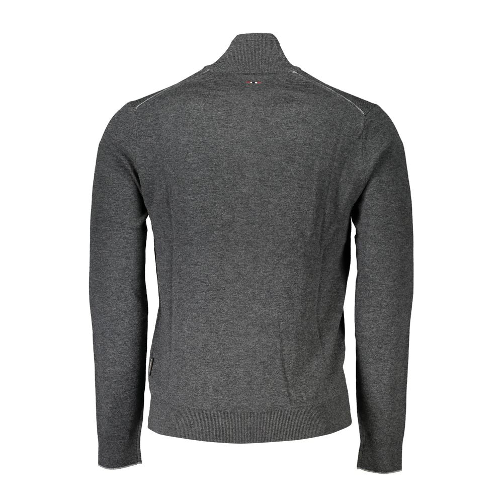 Napapijri Grigio Tessuto Men Sweater Napapijri