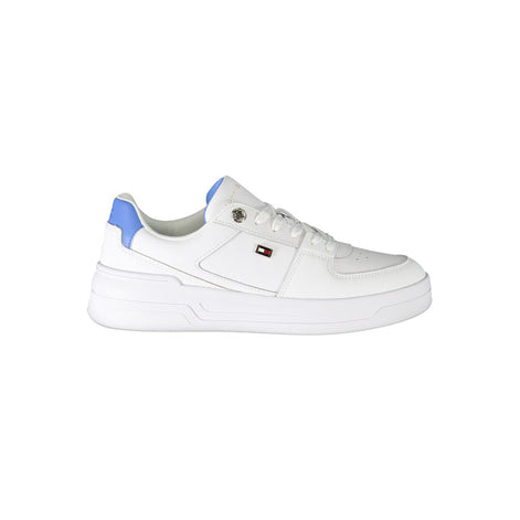 Tommy Hilfiger White Polyester Sneaker Tommy Hilfiger