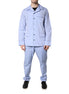Dolce & Gabbana Light Blue DG Logo Cotton Men Pajama Set Sleepwear Dolce & Gabbana