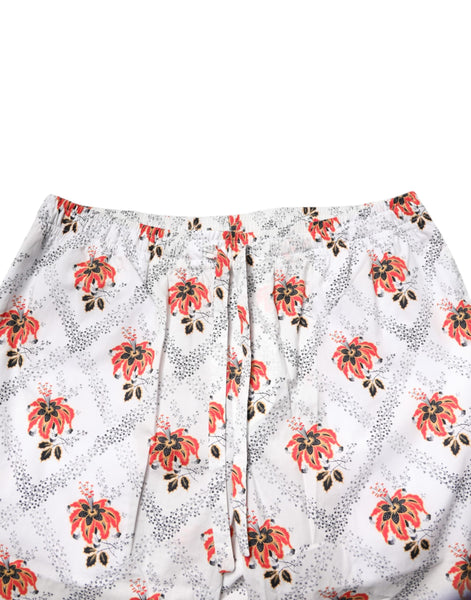 Dolce & Gabbana Multicolor Floral Print Cotton Pajama Set Sleepwear Dolce & Gabbana