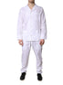 Dolce & Gabbana White Cotton Shirt Pants Pajama Set Sleepwear Dolce & Gabbana