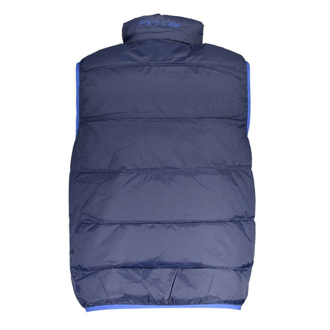 La Martina Blu Polyamide Men's Vest La Martina