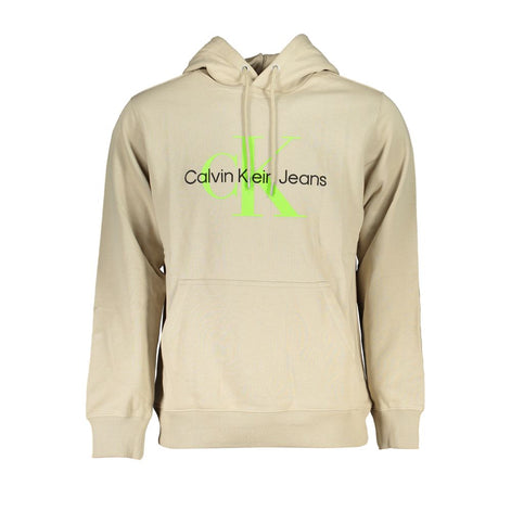 Calvin Klein Beige Cotton Men's Sweatshirt Calvin Klein
