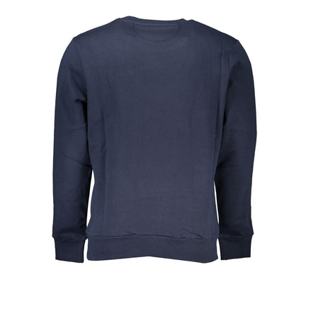 La Martina Blue Cotton Men's Sweatshirt La Martina