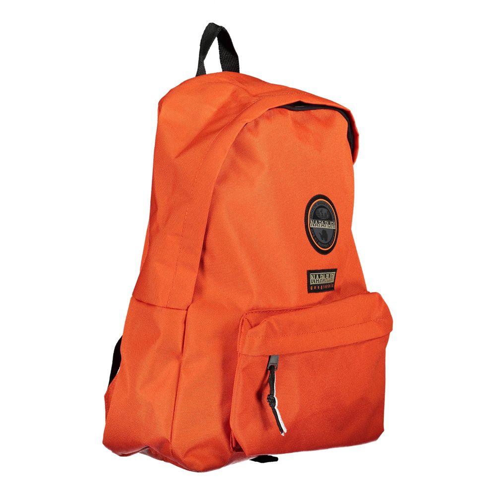 Napapijri Arancione Recycled Polyester Men Backpack Napapijri
