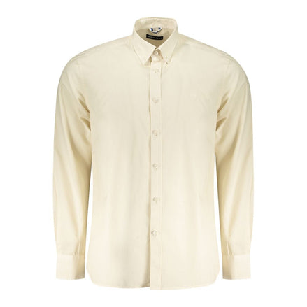 North Sails Beige Cotton Men Shirt North Sails