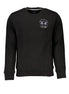 La Martina Black Cotton Men Sweater La Martina