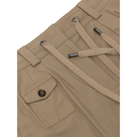 Dolce & Gabbana Beige Cotton Bermuda Shorts Dolce & Gabbana