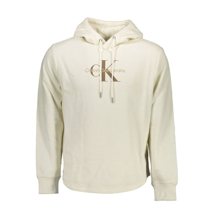 Calvin Klein White Cotton Men Sweater Calvin Klein