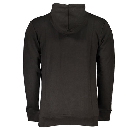 Cavalli Class Black Cotton Men's Hooded Sweatshirt Cavalli Class