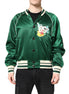 Dolce & Gabbana Green Floral DG Logo Full Zip Bomber Jacket Dolce & Gabbana