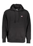 Tommy Hilfiger Black Cotton Men's Hoodie Tommy Hilfiger